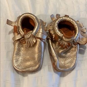 Freshly Picked Rose gold Moccasins